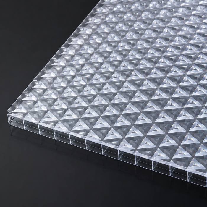 Diamond embossed Polycarbonate sheet