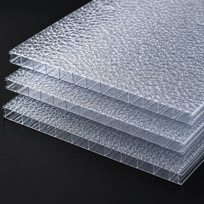 Emboss textured Polycarbonate sheet