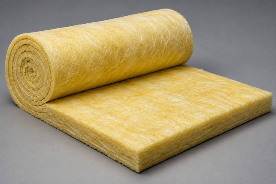 Glass wool insulation